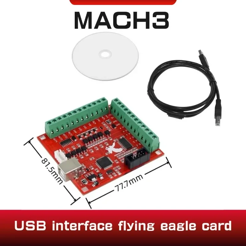 Mach3 Usb Cnc Controller 4 Axis 100Khz - 1 szt. Płytka rozszerzeń MACH3 CNC